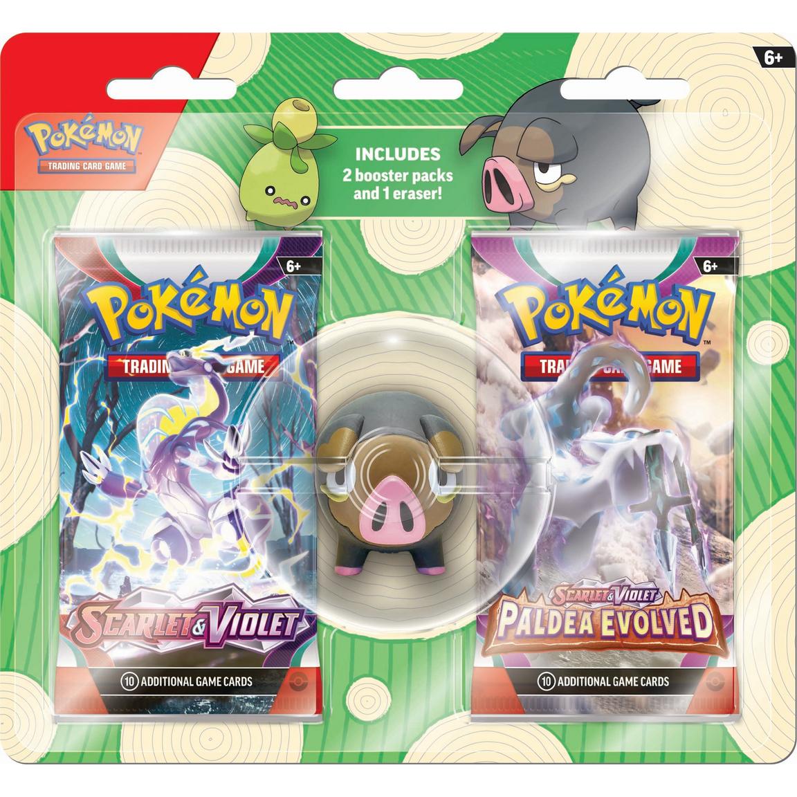 Pokémon TCG: Back to School Eraser Blister - Lechonk front
