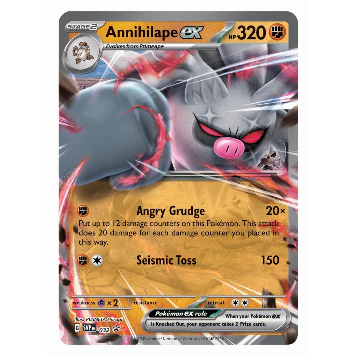 Pokémon TCG: Annihilape ex Box content