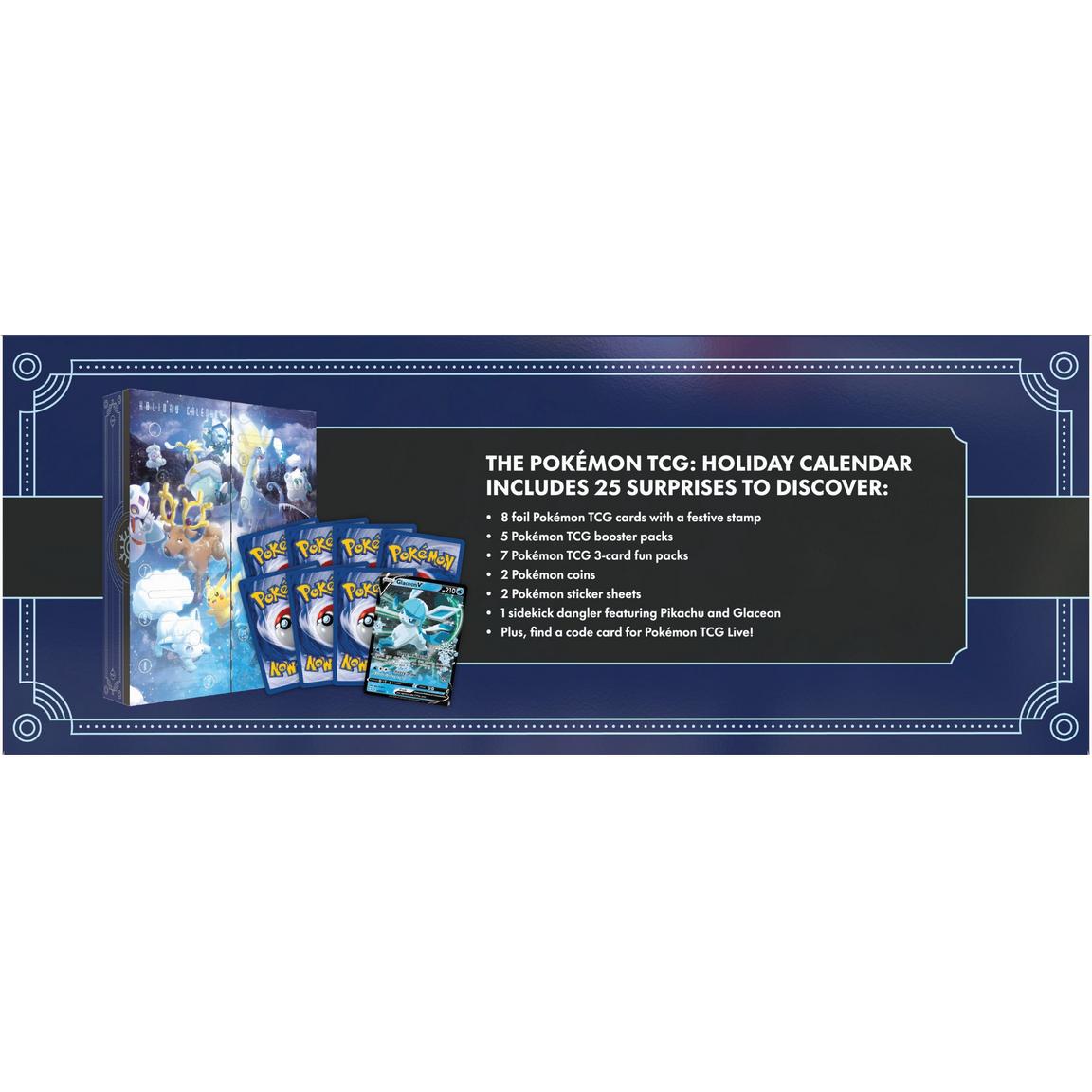 Pokémon TCG: Holiday Calendar 2023 julekalender back