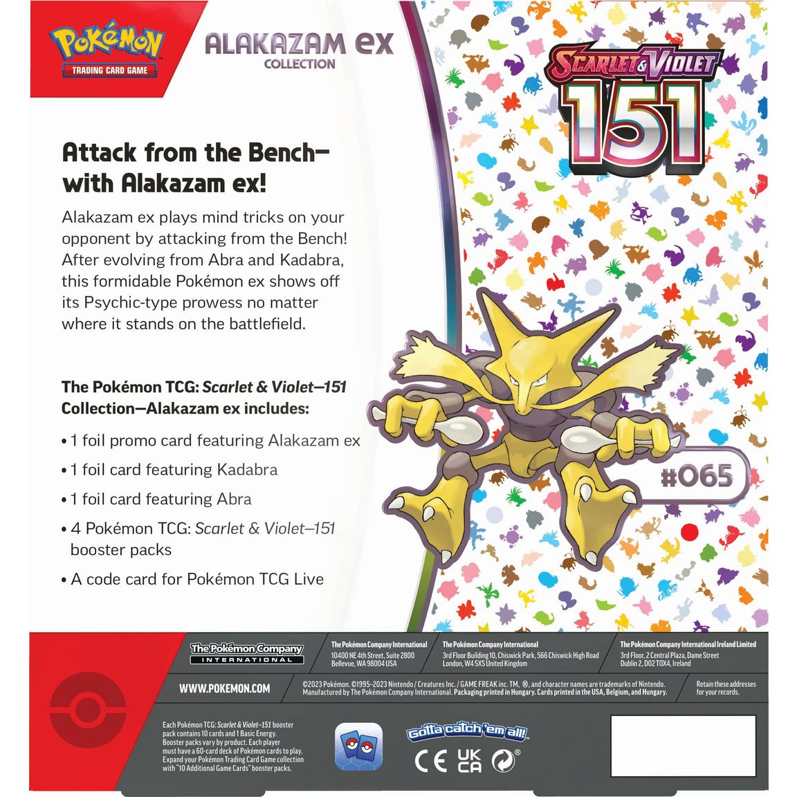 Scarlet & Violet: 151 Alakazam ex Collection