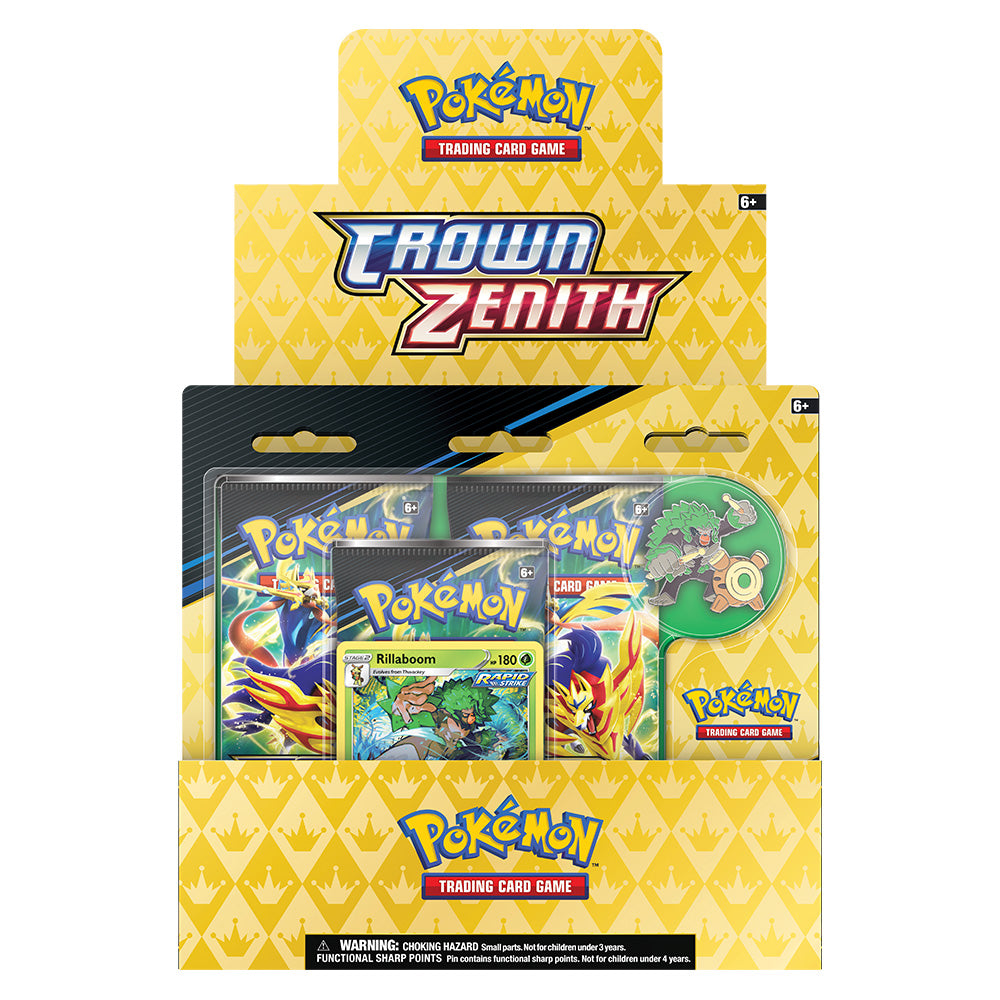 Sword & Shield: Crown Zenith Pin Collection Display