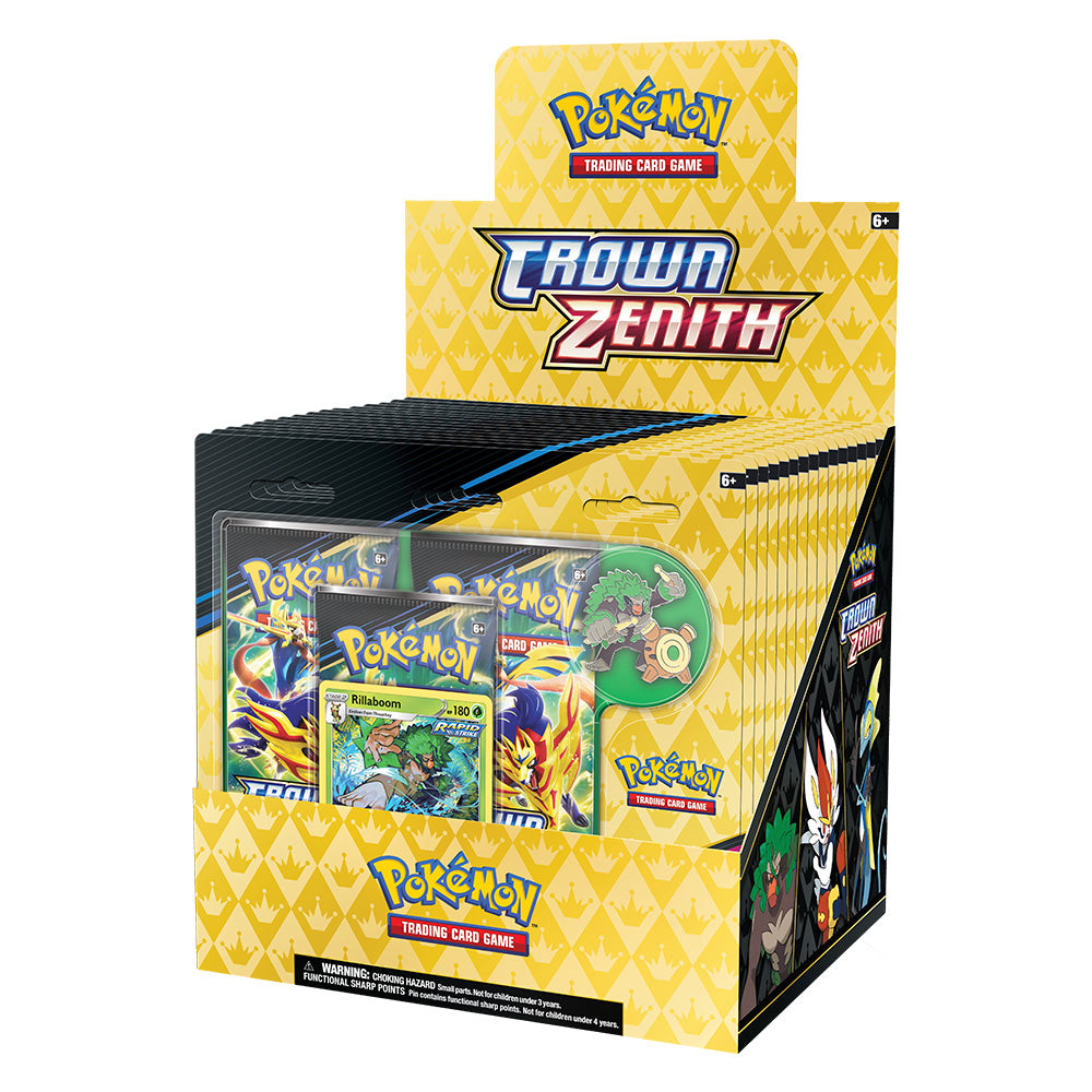 Sword & Shield: Crown Zenith Pin Collection Display