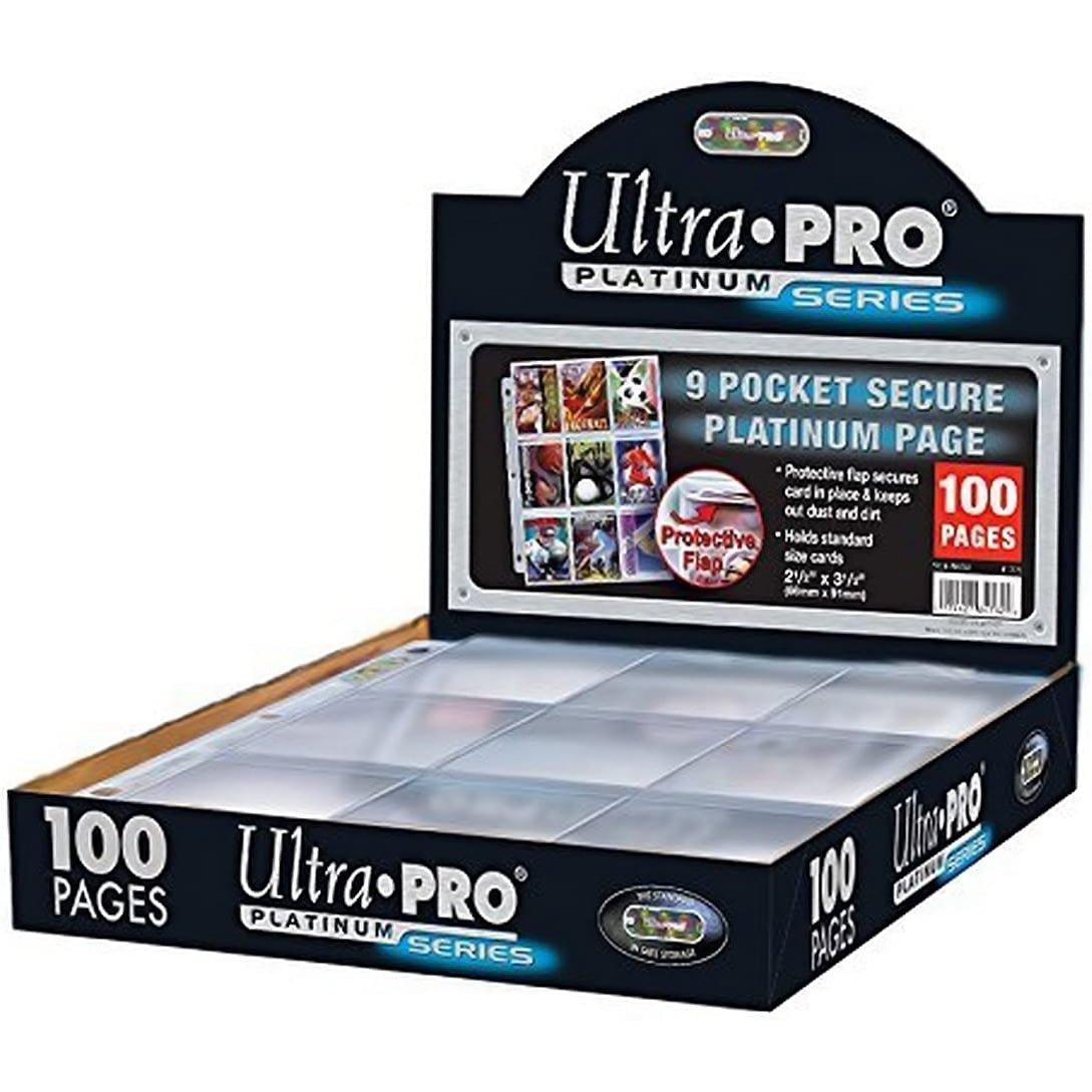 Ultra PRO Platinum Clear 9-pocket Binder Sleeves - 100 stk