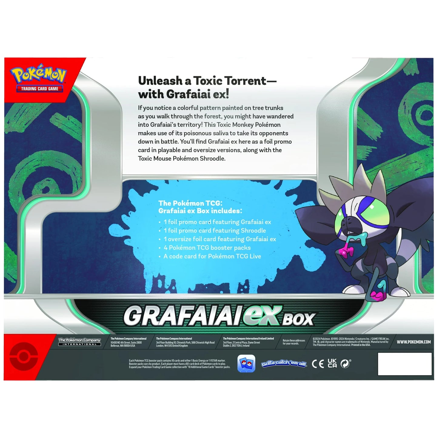 Pokémon TCG: Grafaiai ex Box