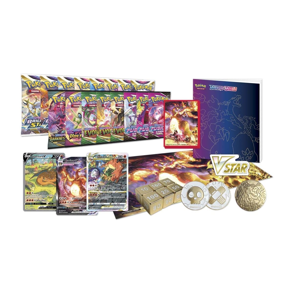 Pokémon TCG: Charizard Ultra Premium Collection content
