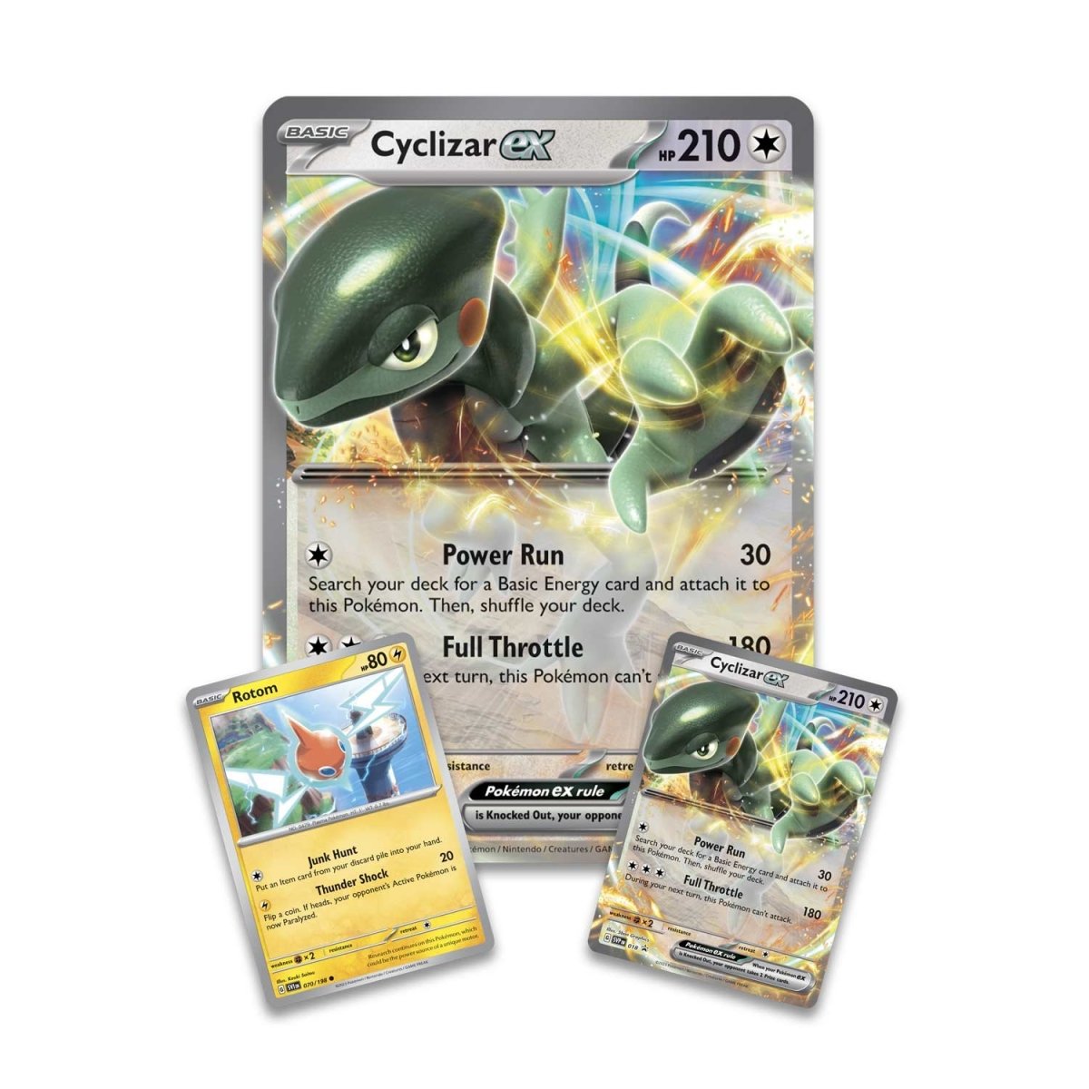 Pokémon TCG: Cyclizar ex Box content
