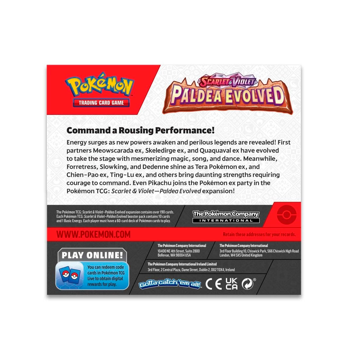 Scarlet & Violet: Paldea Evolved Booster Display Box