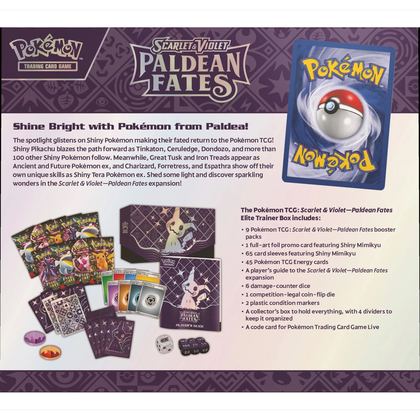 Scarlet & Violet: Paldean Fates Elite Trainer Box