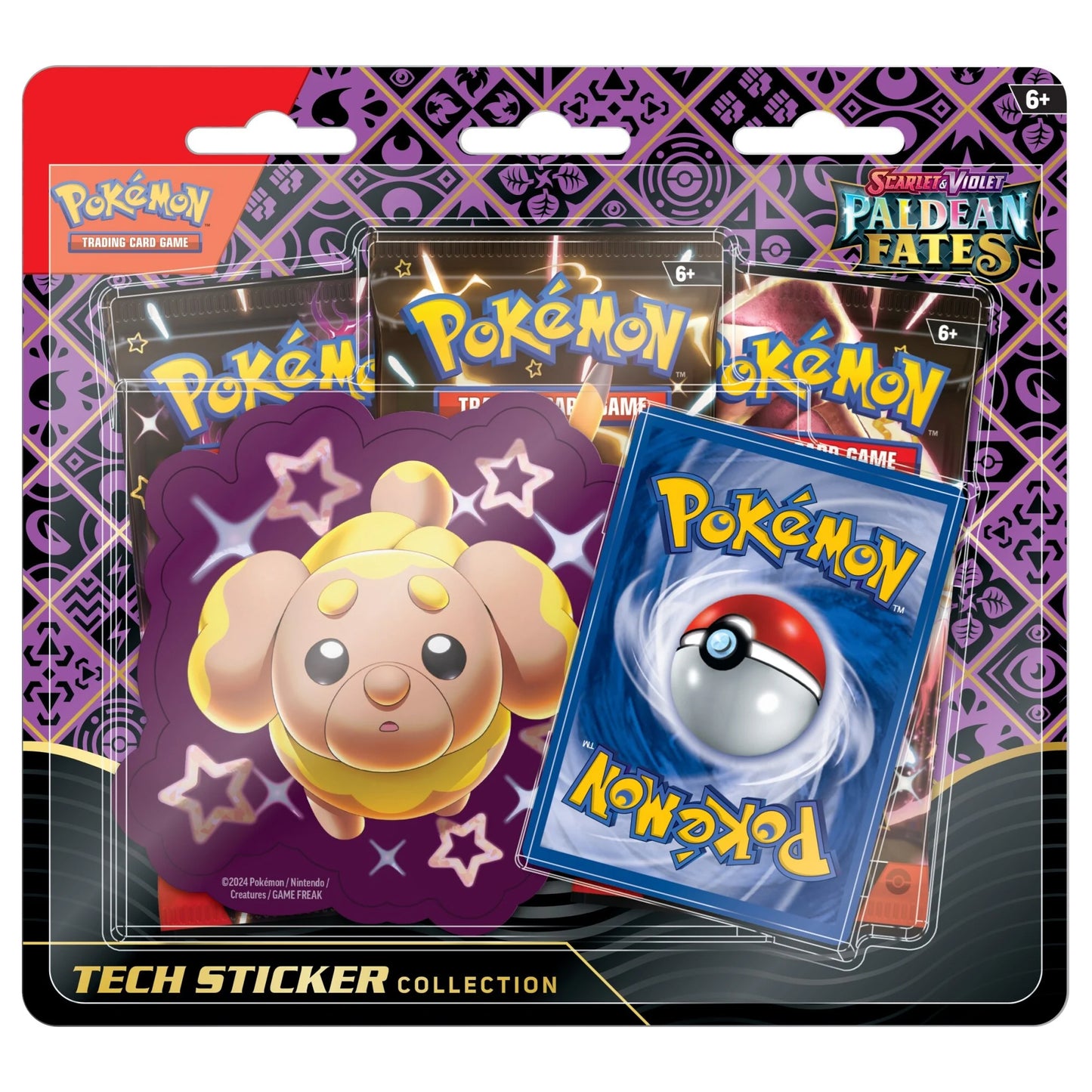 Scarlet & Violet: Paldean Fates Tech Sticker Collection - Shiny Fidough