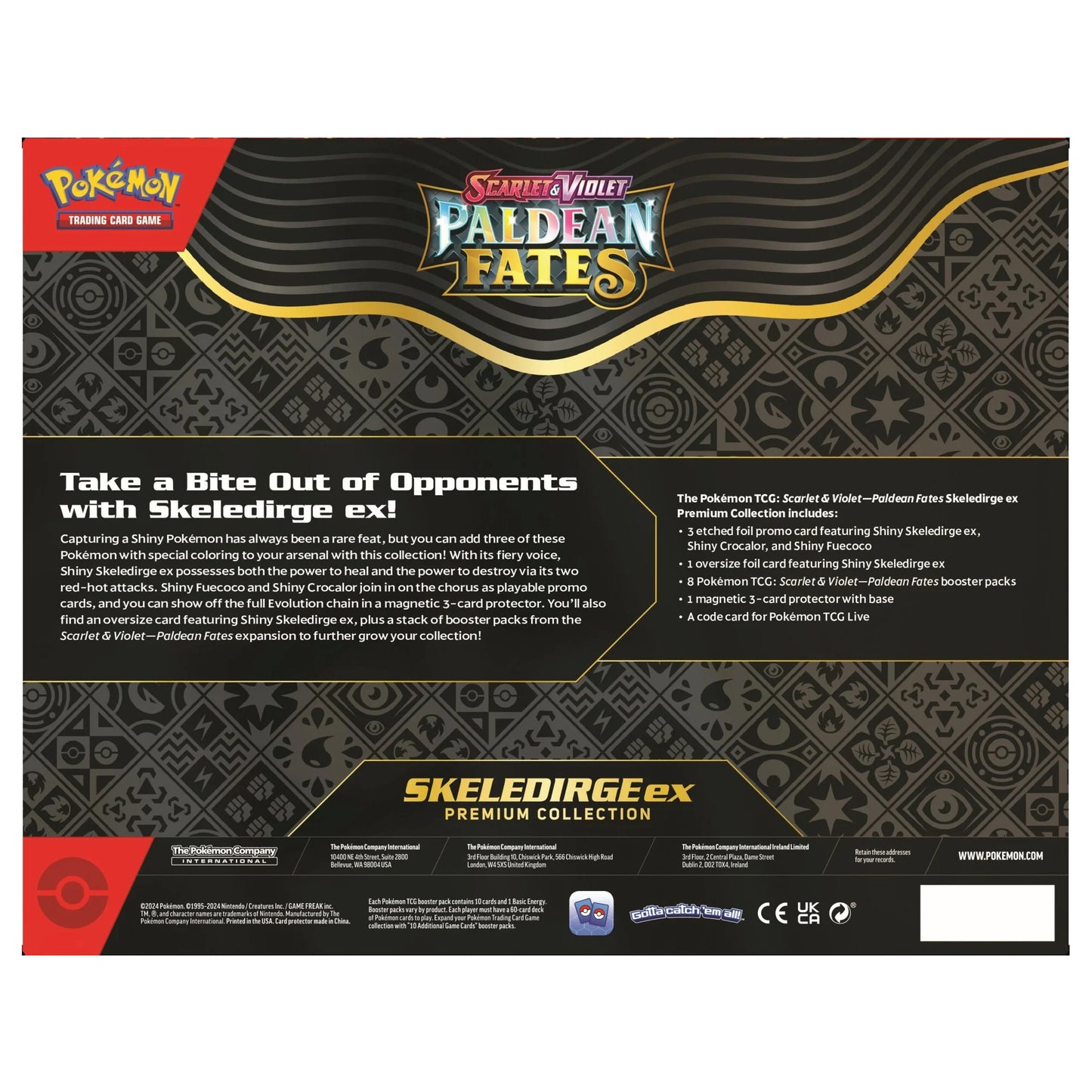 Scarlet & Violet: Paldean Fates Premium Collection - Shiny Skeledirge ex