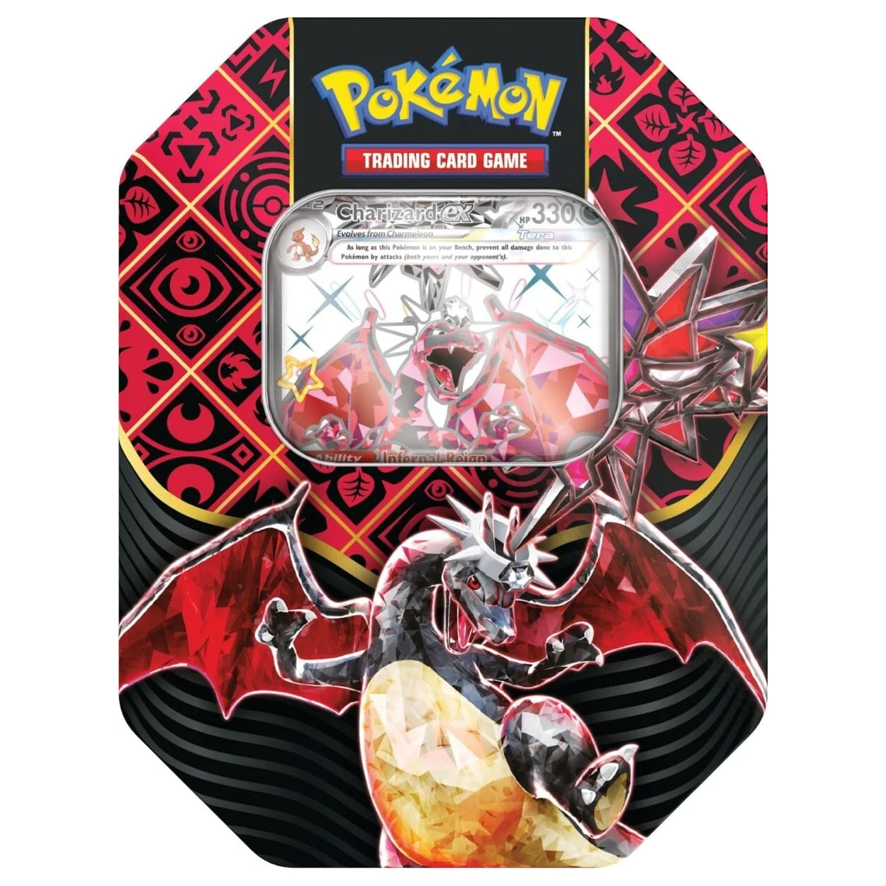 Scarlet & Violet: Paldean Fates Tin - Shiny Charizard ex