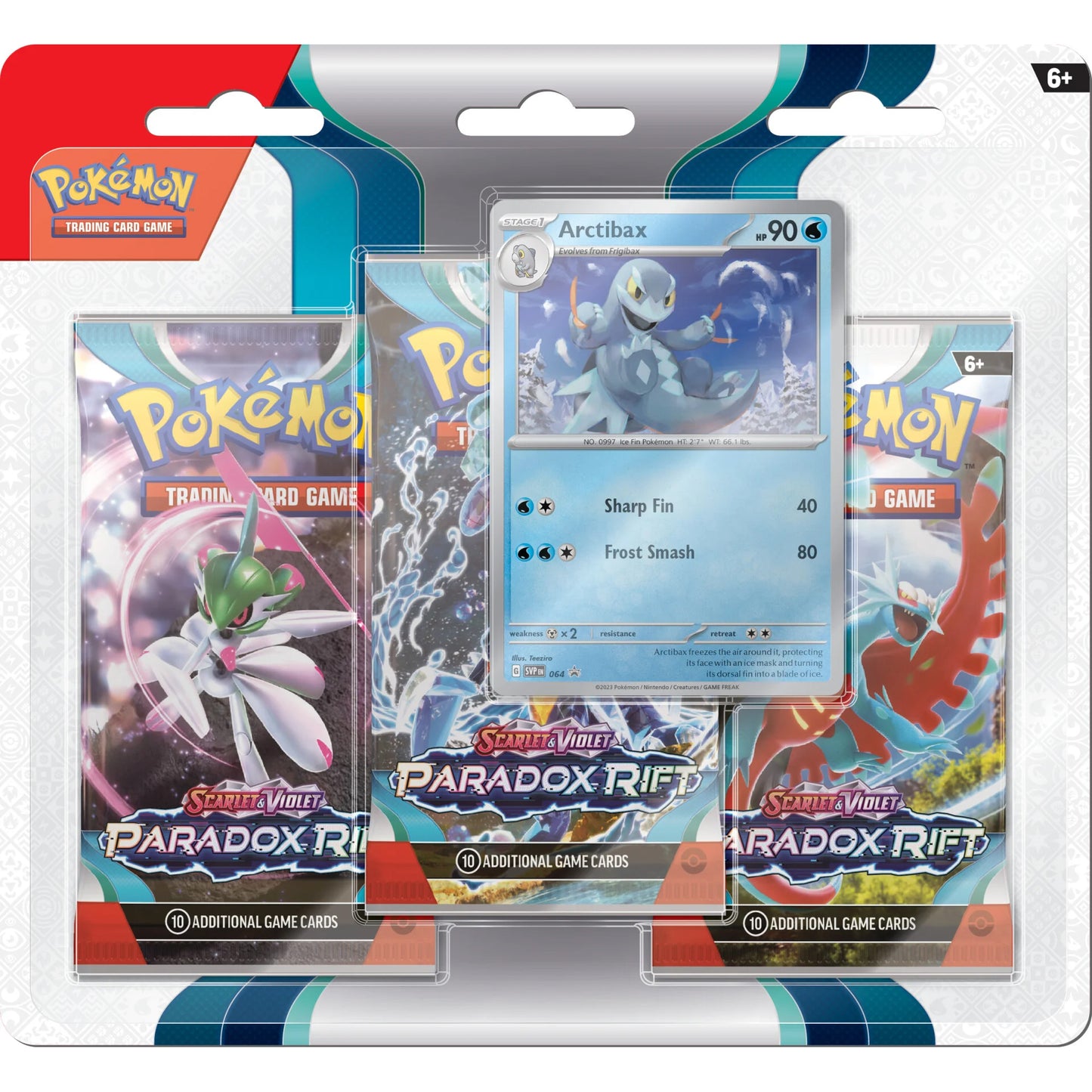 Scarlet & Violet: Paradox Rift 3-Pack Blister - Arctibax