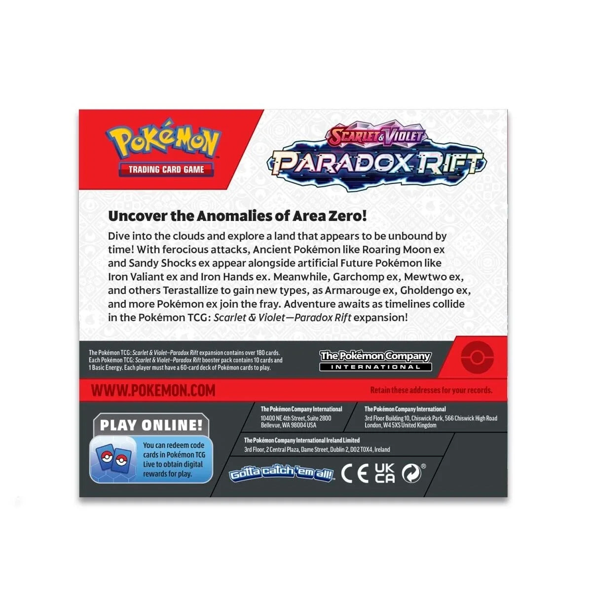 Scarlet & Violet: Paradox Rift Booster Display Box