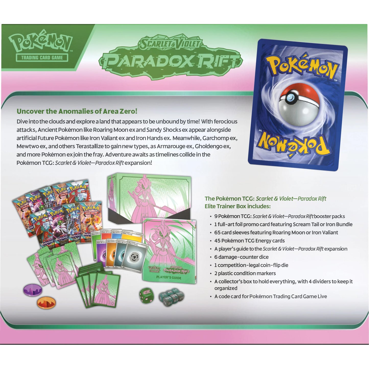 Scarlet & Violet: Paradox Rift Elite Trainer Box - Iron Valiant