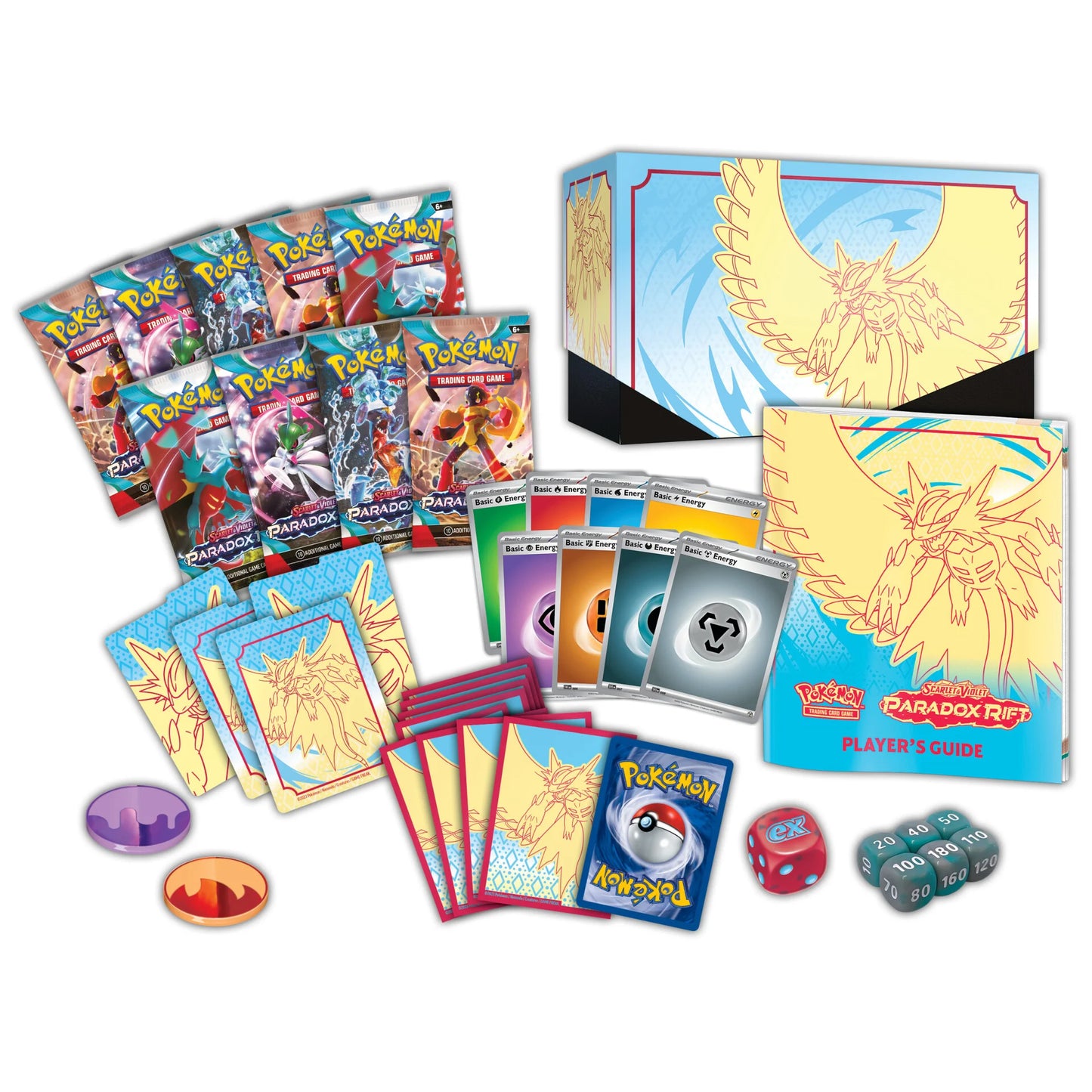 Scarlet & Violet: Paradox Rift Elite Trainer Box - Roaring Moon