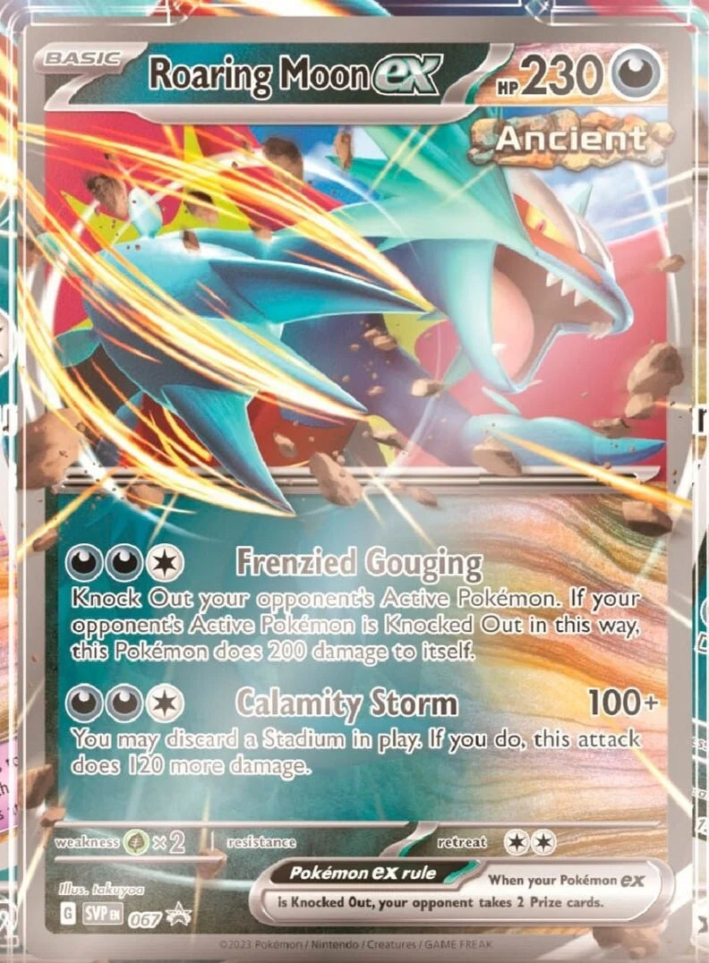 Pokémon TCG: Roaring Moon ex Box