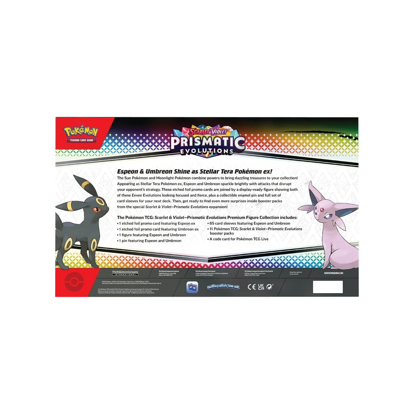 Pokémon TCG: Scarlet & Violet: Prismatic Evolutions Premium Figure Collection