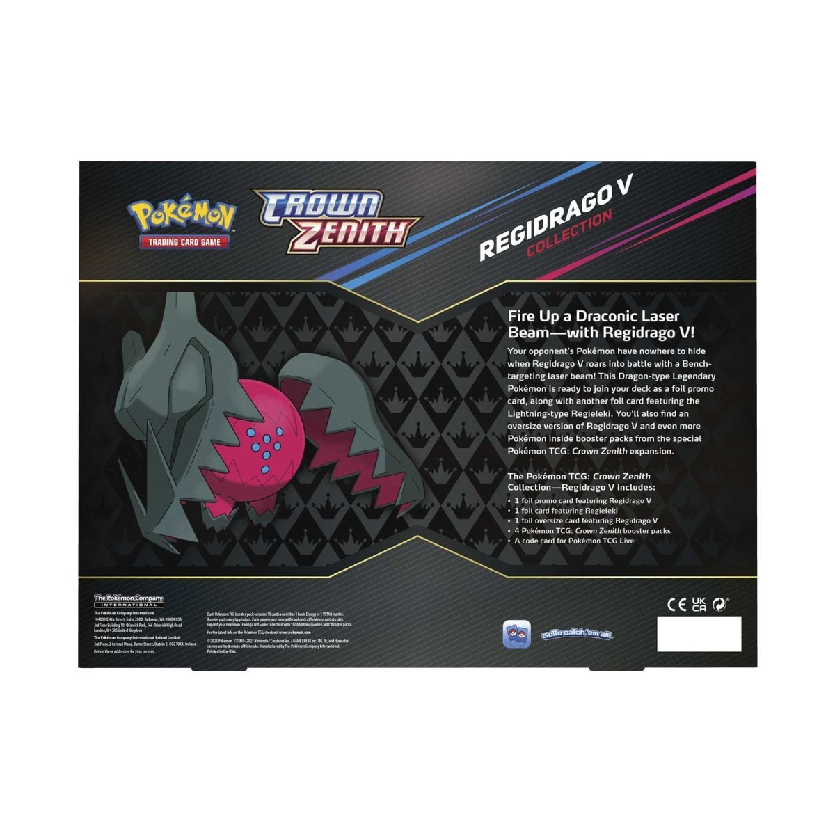 Sword & Shield: Crown Zenith Collection Pack - Regidrago V