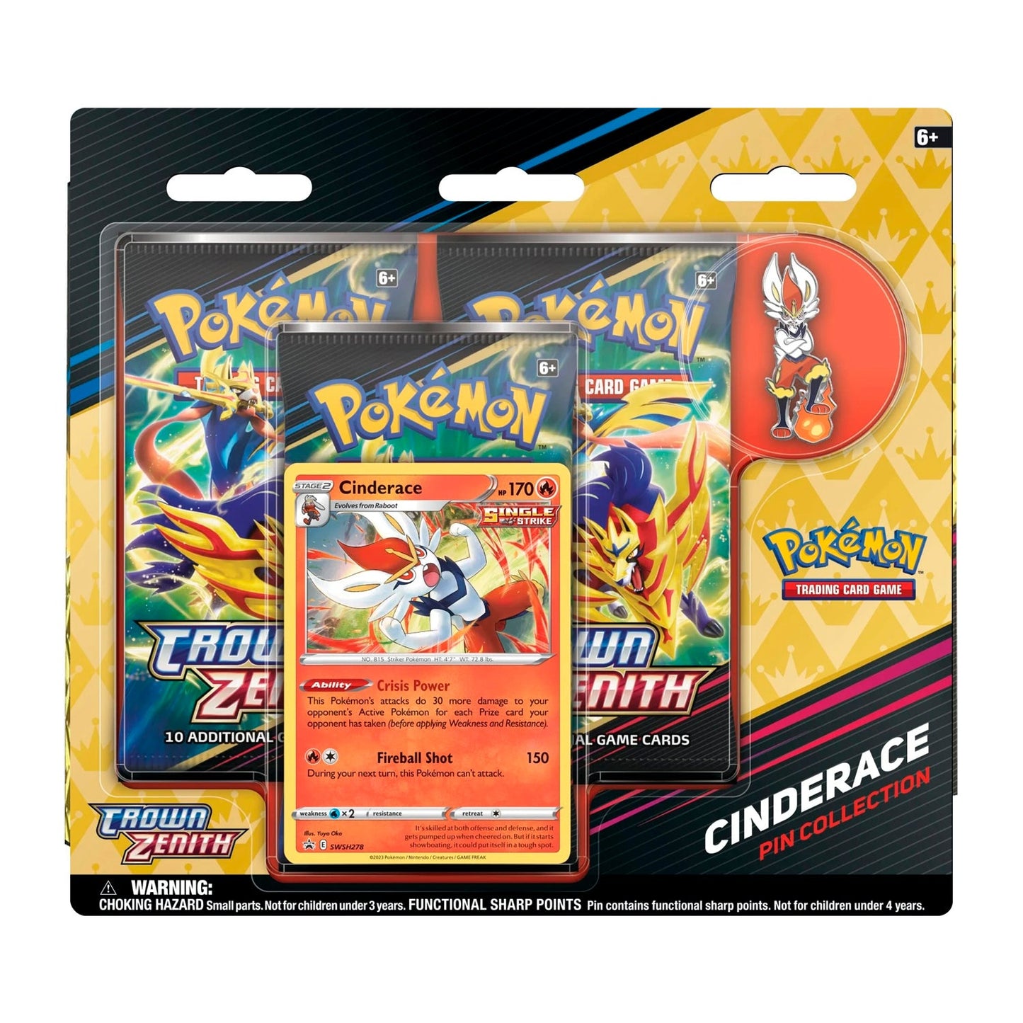 Sword & Shield: Crown Zenith Pin Collection - Cinderace