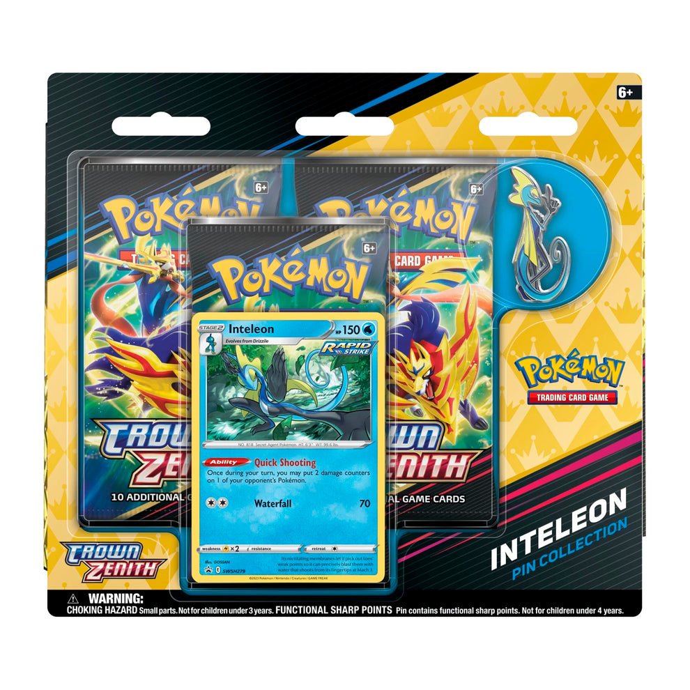 Sword & Shield: Crown Zenith Pin Collection - Inteleon