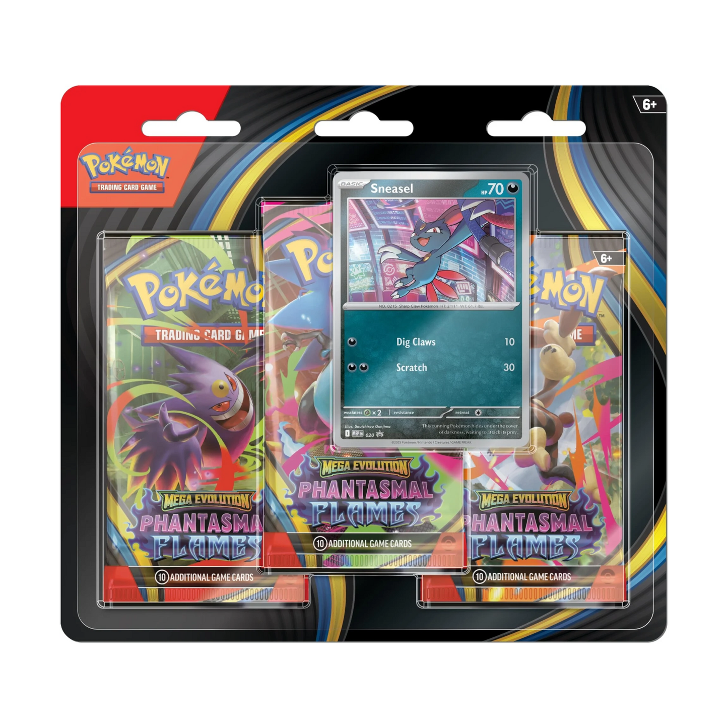 Mega Evolution: Phantasmal Flames 3 Pack Blister