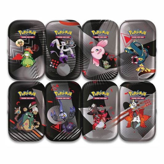 Scarlet & Violet: Black Bolt & White Flare Mini tin