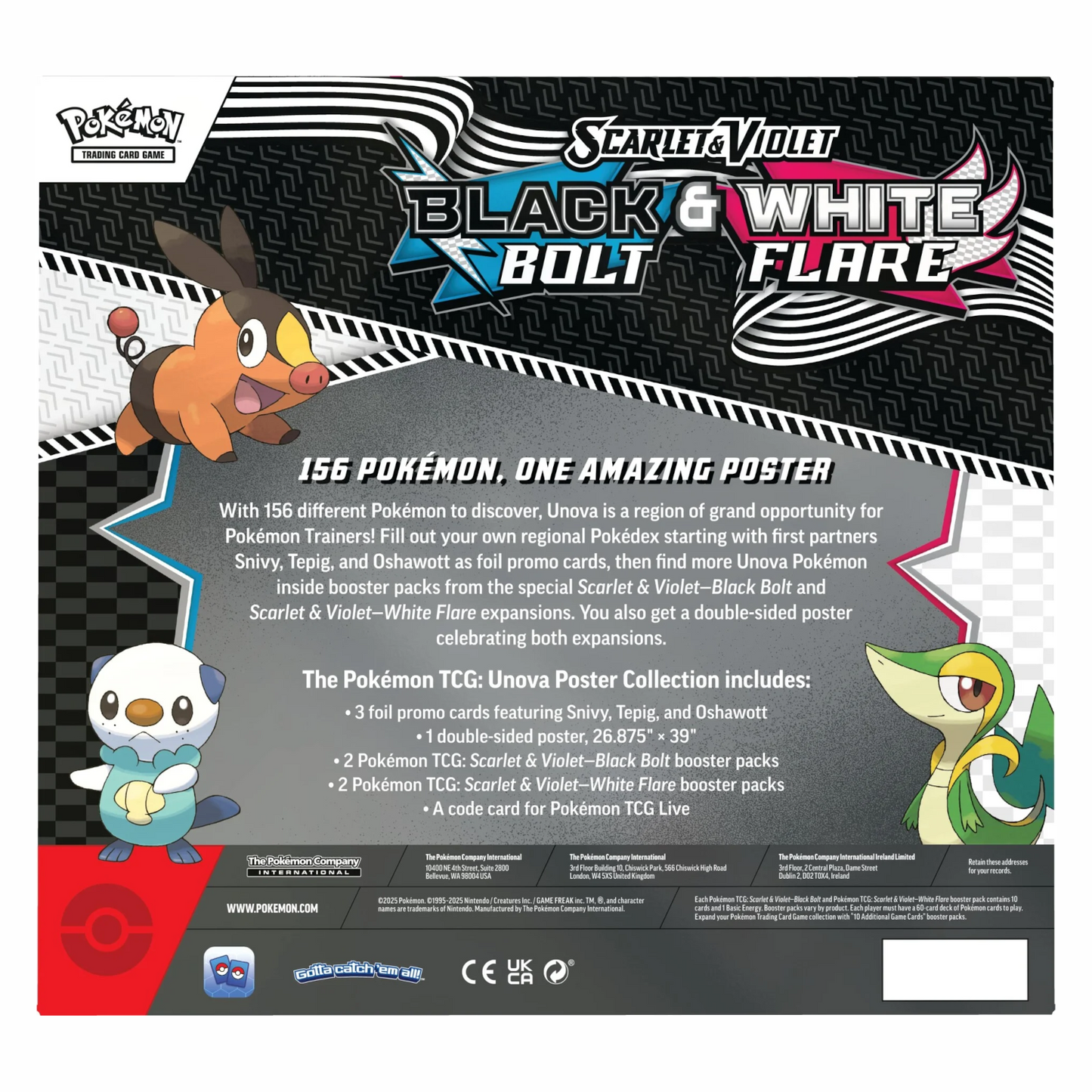 Scarlet & Violet: Black Bolt & White Flare Poster collection