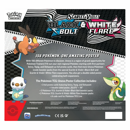 Scarlet & Violet: Black Bolt & White Flare Poster collection