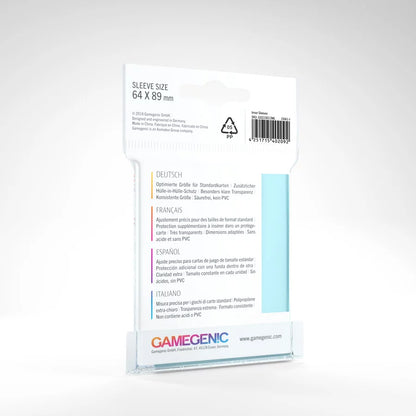 Gamegenic Clear Inner Card Sleeves - 100 stk