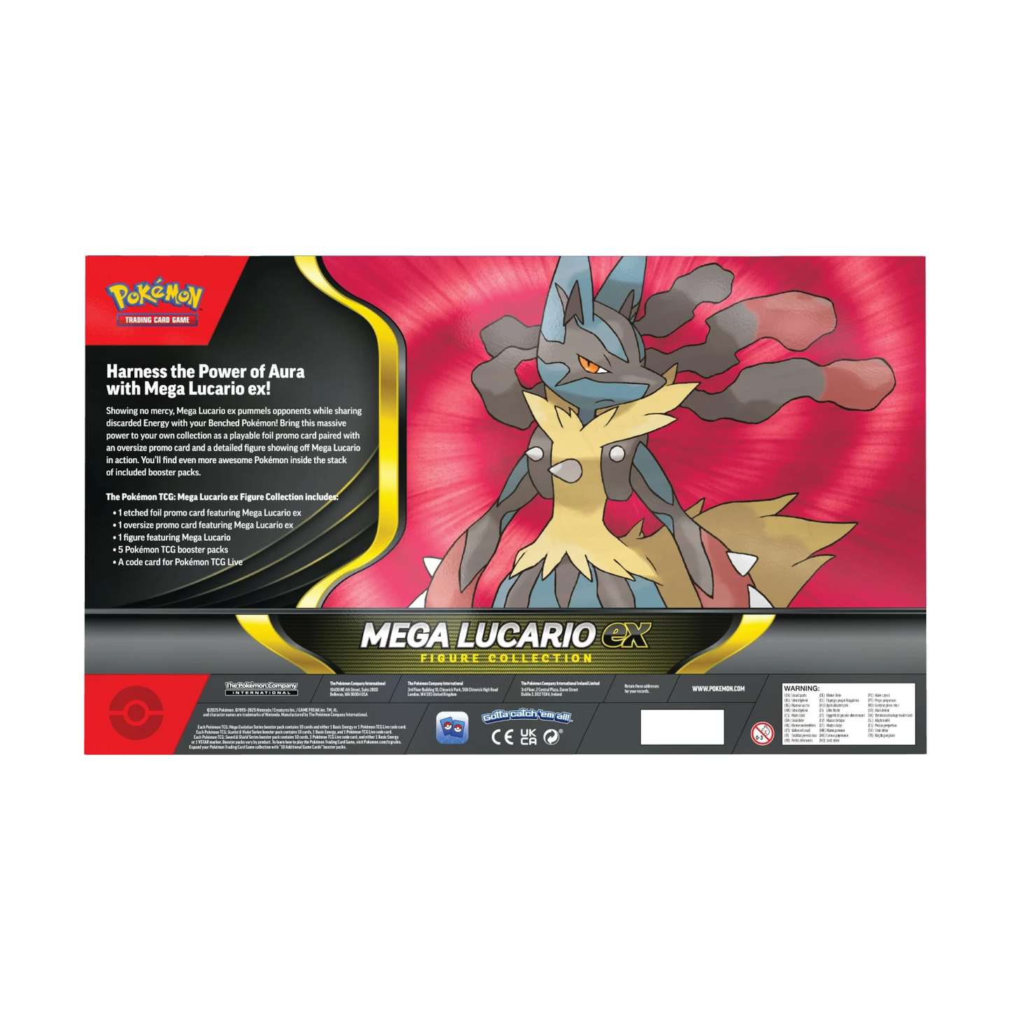 Pokémon TCG: Mega Lucario ex Figure Collection