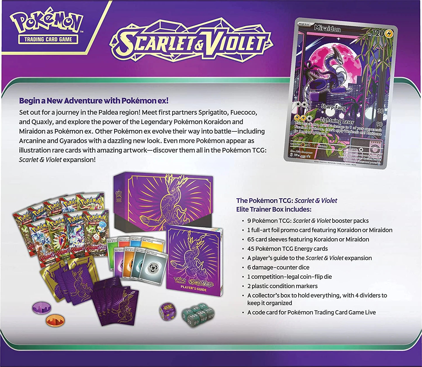 Scarlet & Violet: Base Set Elite Trainer Box - Miraidon