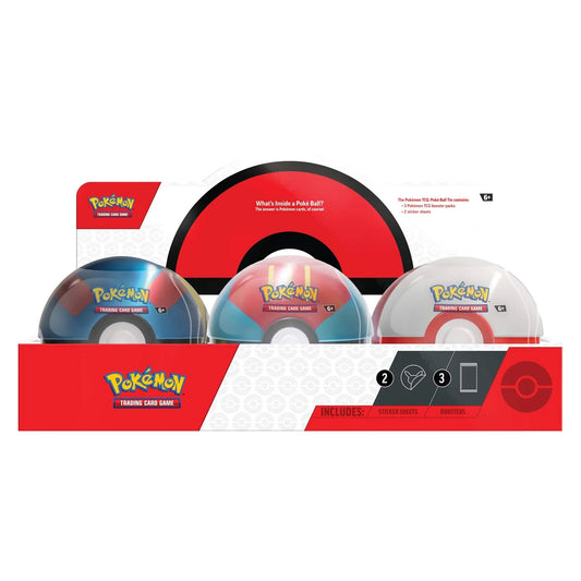 Pokémon TCG: Poké Ball Tin Series 9 Display