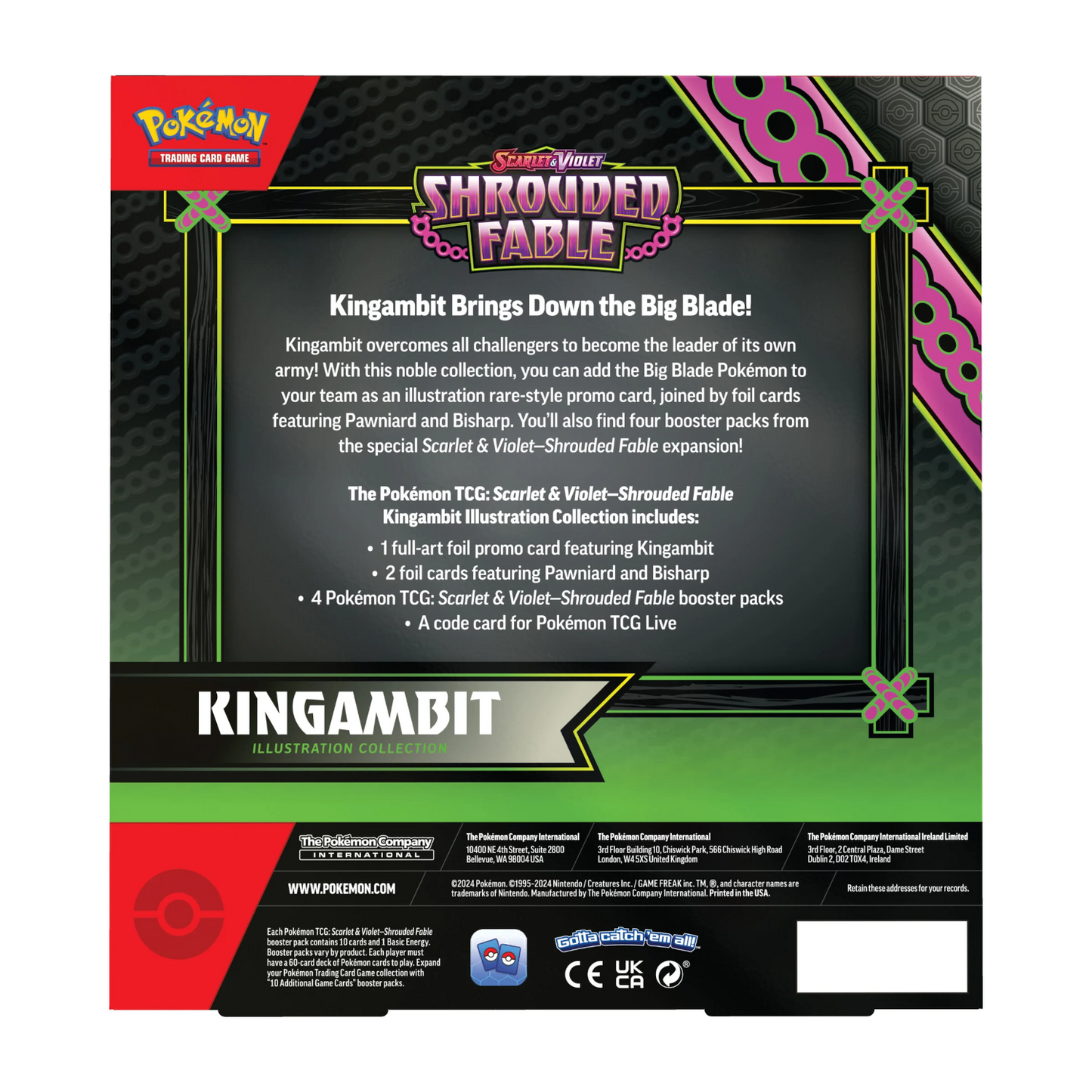 Scarlet & Violet: Shrouded Fable - Kingambit Illustration Collection