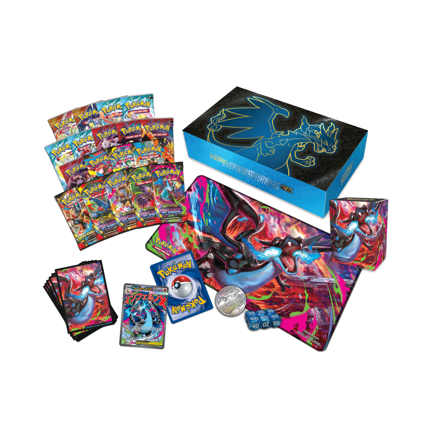 Pokémon TCG: Mega Charizard X ex - Ultra Premium Collection