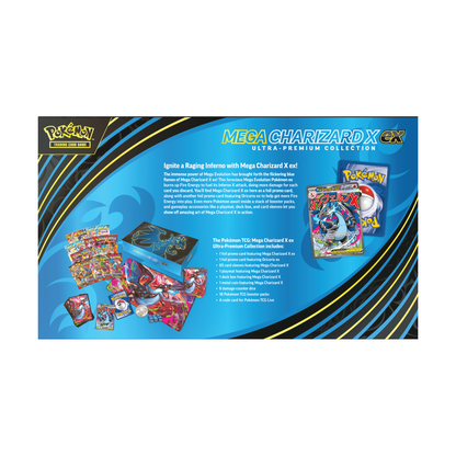 Pokémon TCG: Mega Charizard X ex - Ultra Premium Collection